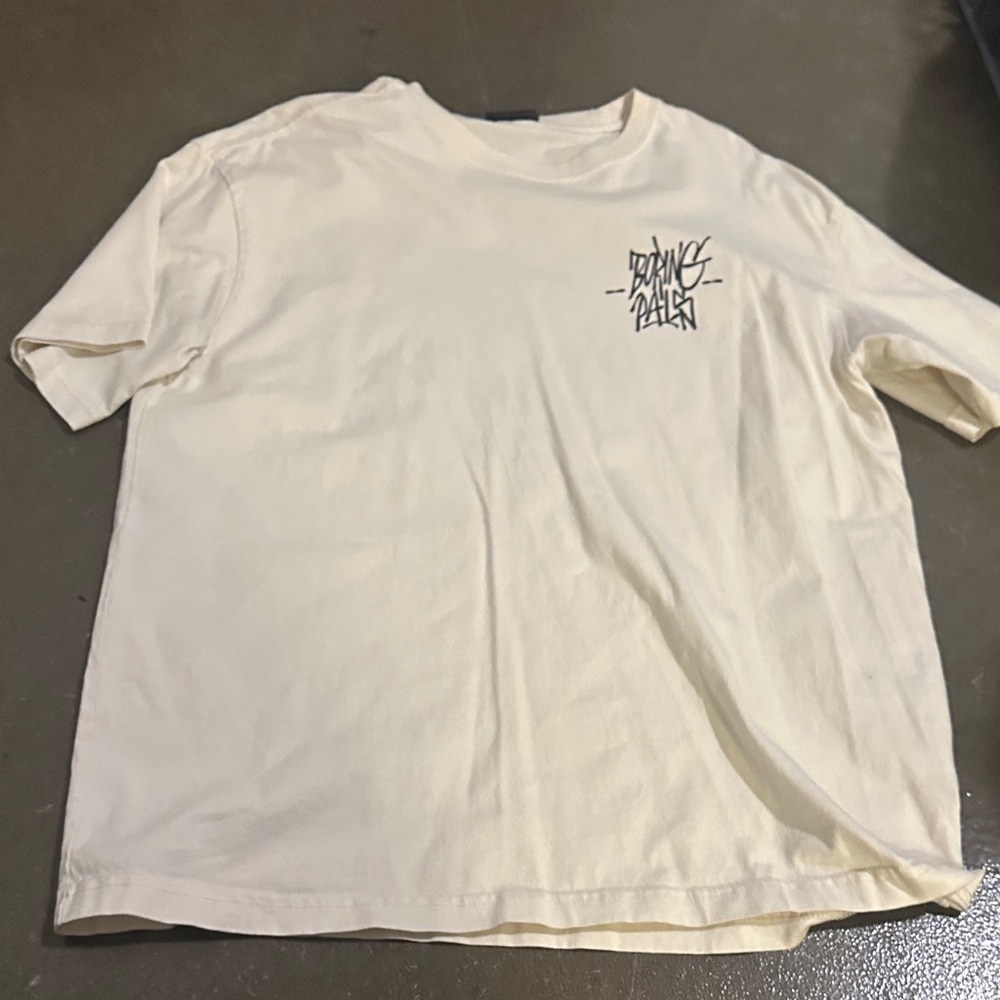 H&M Off-White Graphic Tee